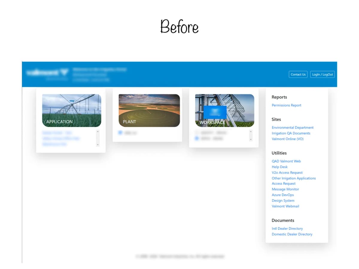 AG Portal — Before